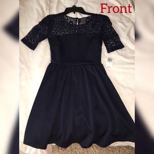 Navy blue dress